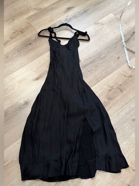 knee length dresses for ladies Bow Strap Bustier Midi Dress main image 1